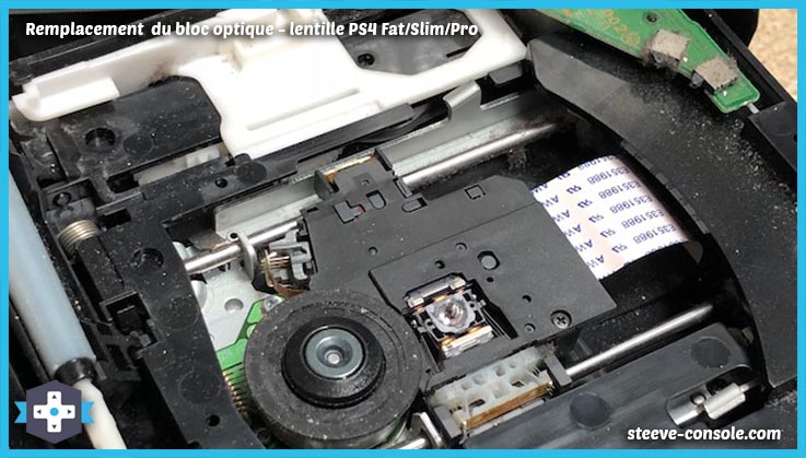 Remplacement bloc optique lentille PS4 Paris en express.