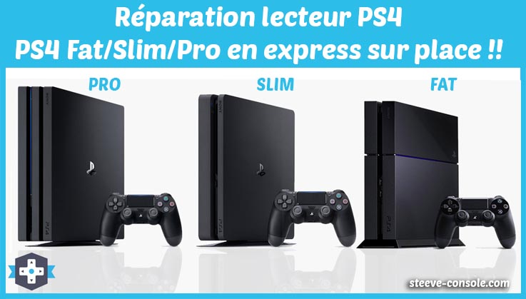 Réparation lecteur PS4 qui ne lance plus vos jeux à Paris sur place